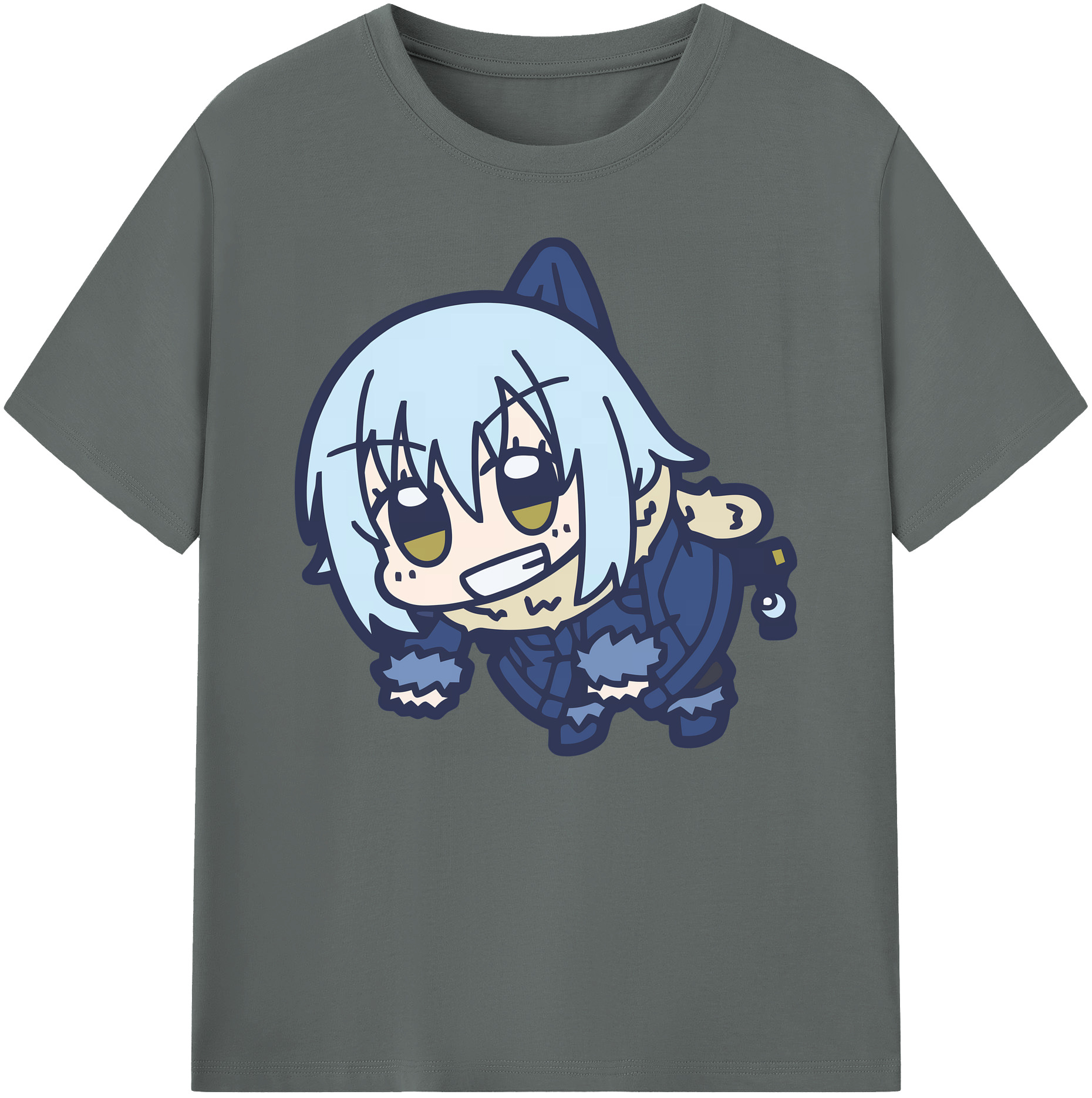 （画像用） 転スラ Regarding Reincarnated to Slime 綿100％ メンズ半袖Tシャツ｜肌触りやわらか＆通気性